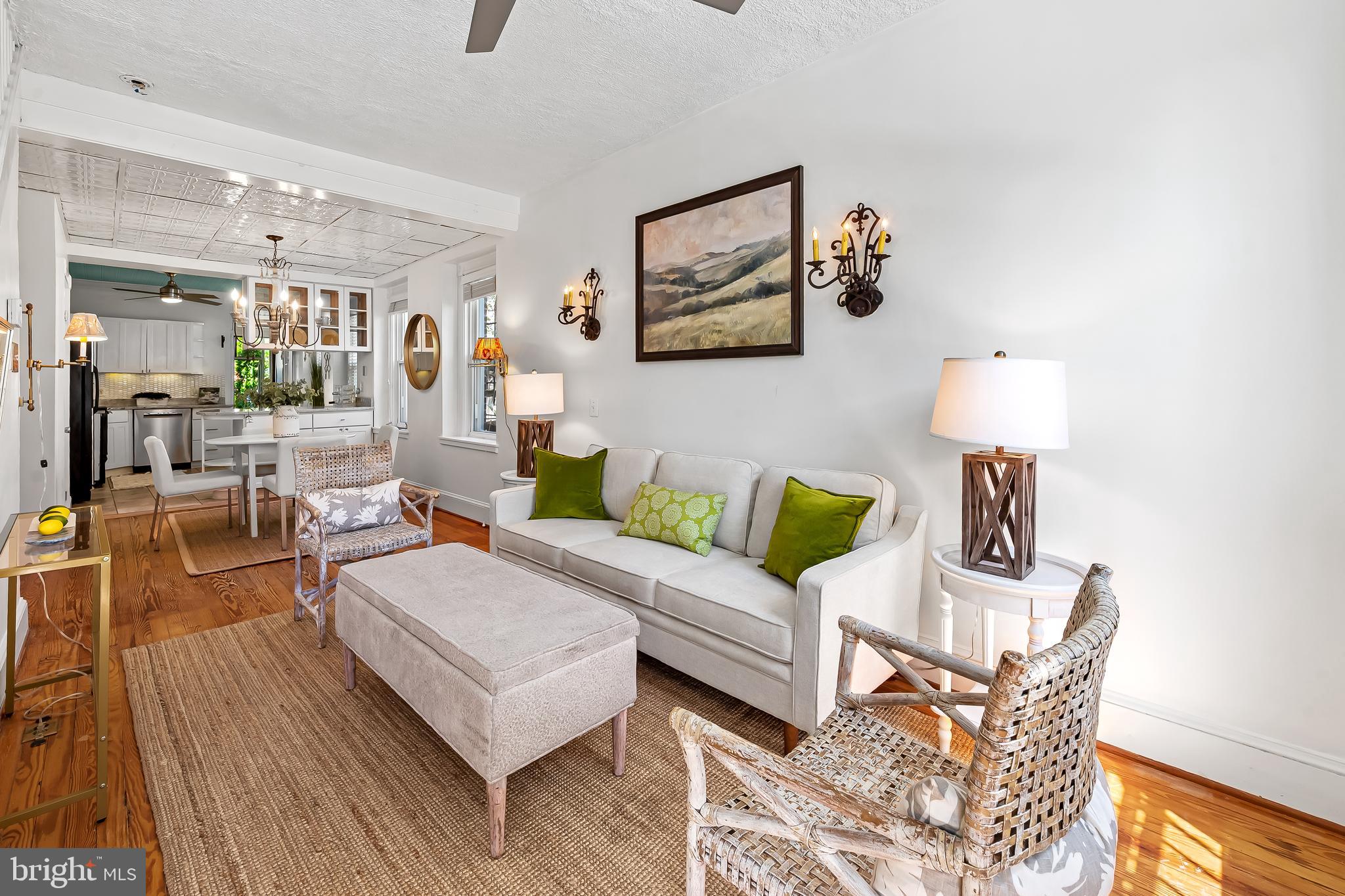 748 Ramsay Street Baltimore, MD 21230 - Photo 4 of 36 a living room with furniture and a lamp