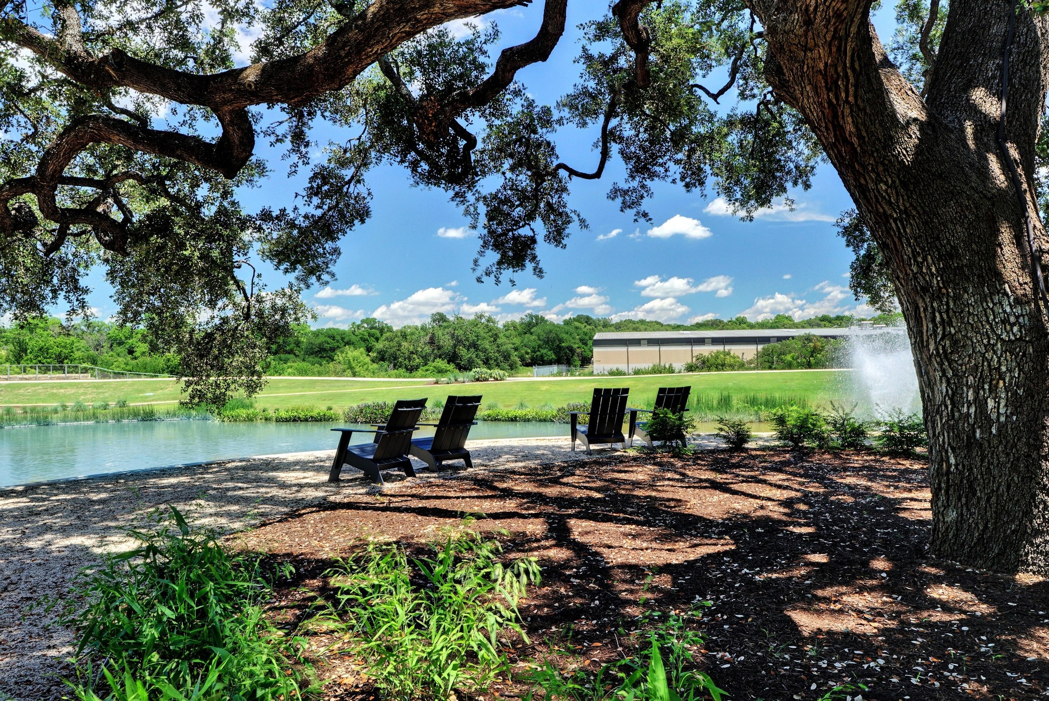 4501 Jackson Avenue, Unit 5302 Austin, TX 78731 - Photo 32 of 38 a view of a lake with a big yard