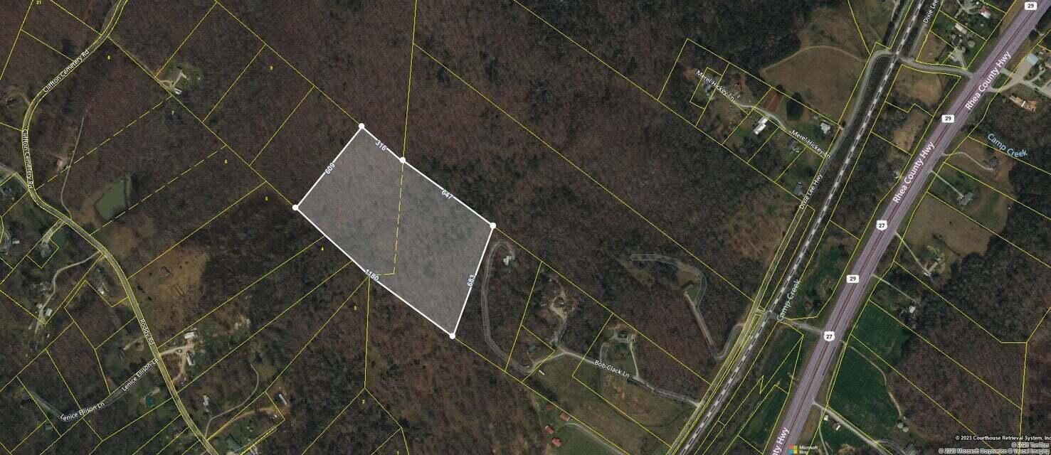 15.73-ac Clifton Cemetery Road Spring City, TN 37381 - Photo 5 of 6 Plat Map