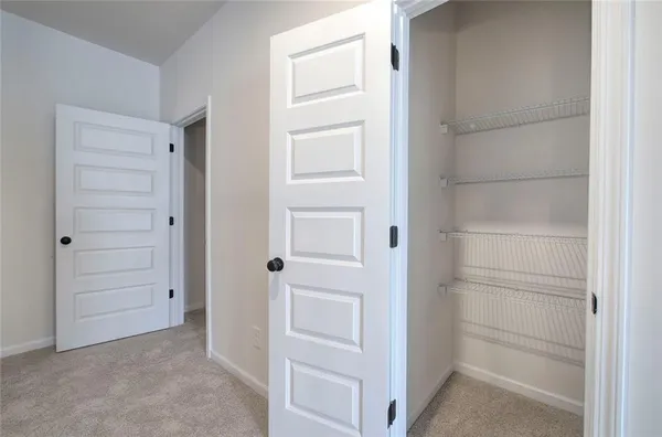 a view of closet area