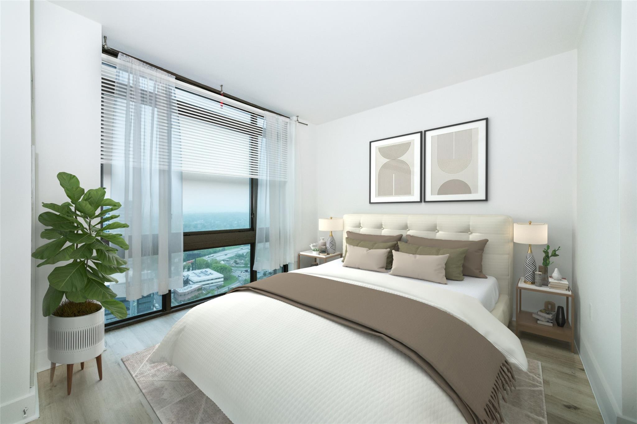 175 Huguenot Street, Unit 2505 New Rochelle, NY 10801 - Photo 16 of 34 Bedroom with wood finished floors and baseboards