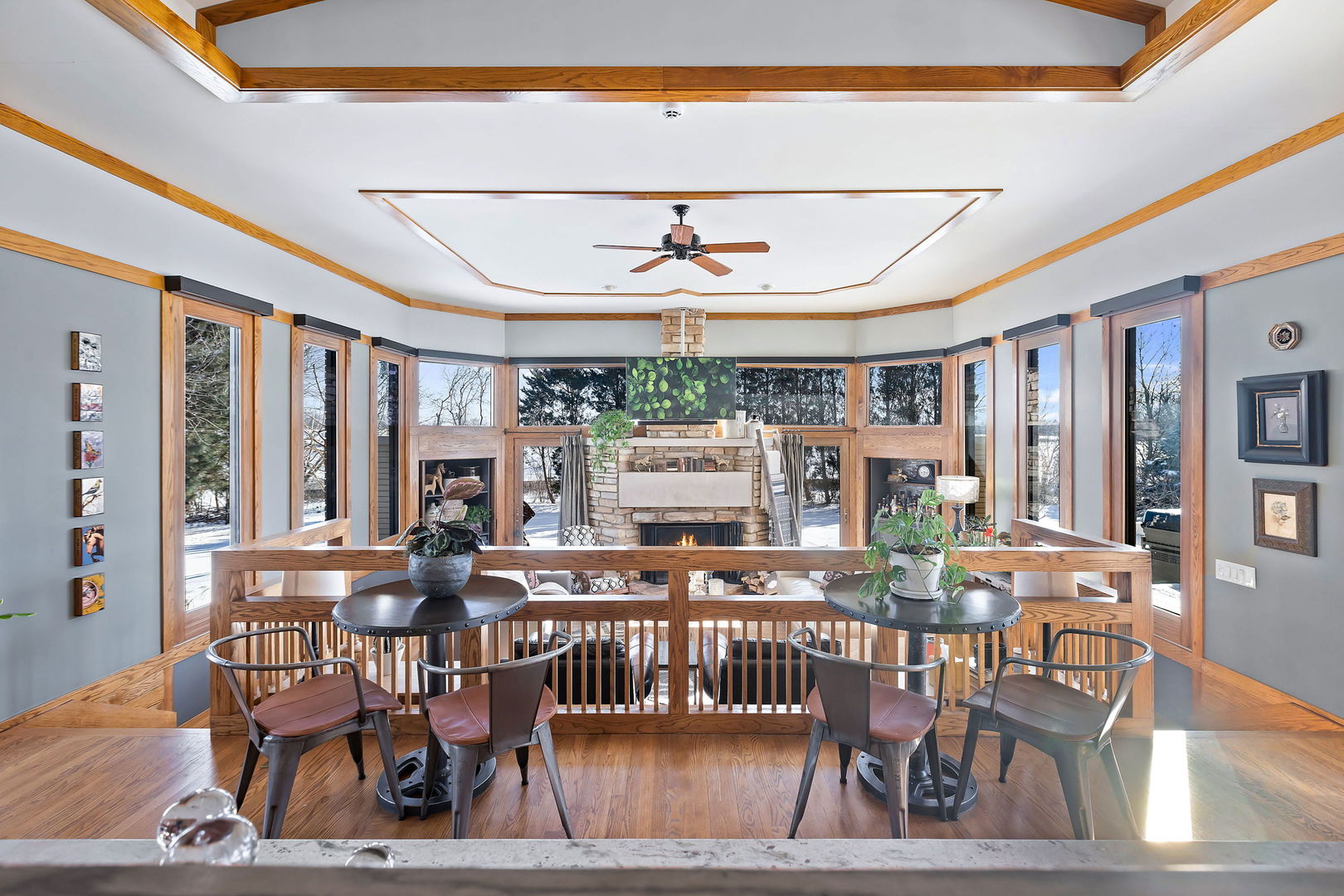13540 McCarthy Road Lemont, IL 60439 - Photo 9 of 71 a view of a dining room with furniture window and outside view