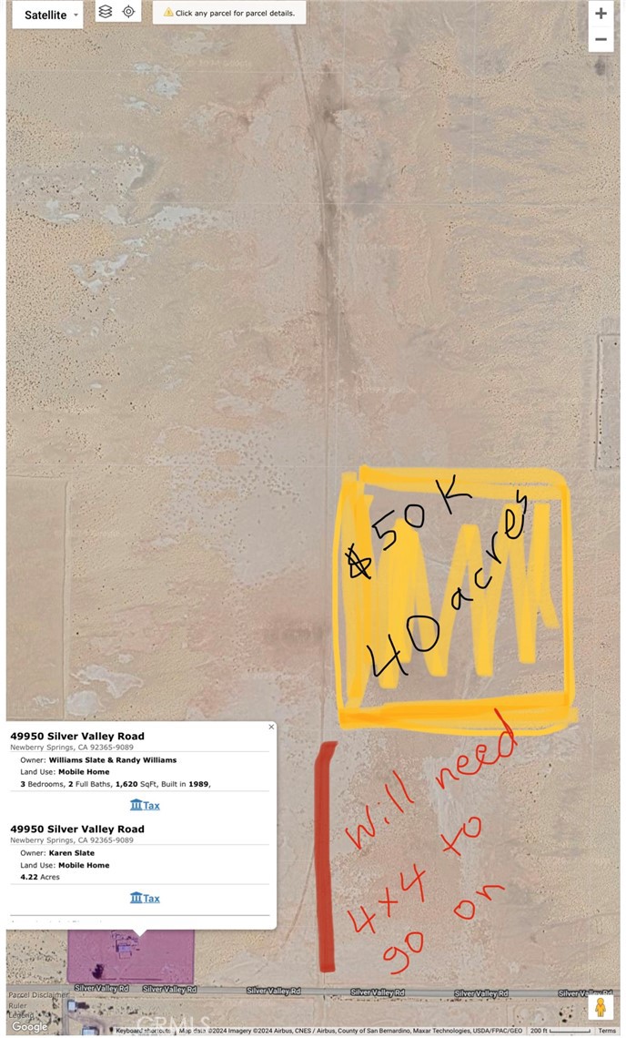 0 North Of Silver Vly  