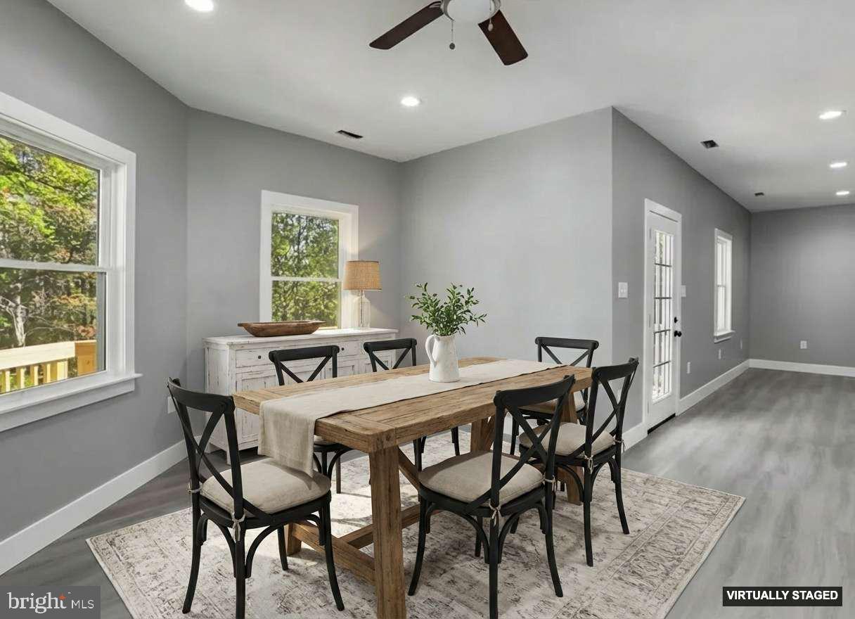 2678 Boliver Road Fort Valley, VA 22652 - Photo 18 of 31 Virtually Staged Dining Area