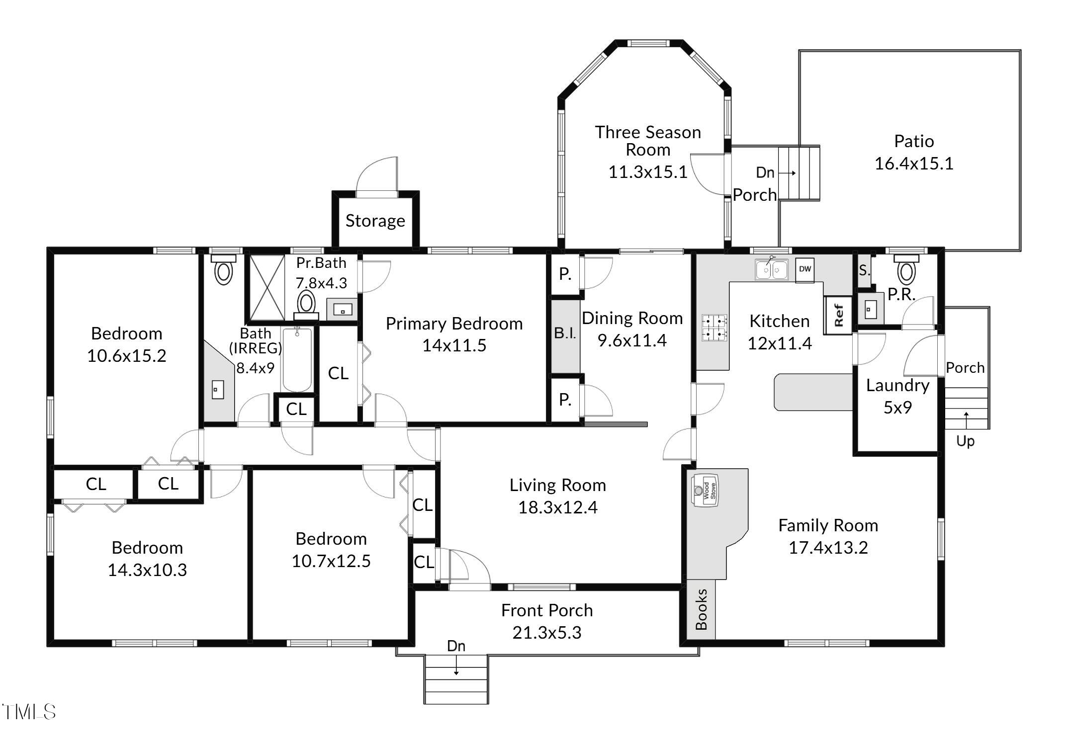 6916 Bill Poole Road Rougemont, NC 27572 - Photo 47 of 47 6916 Bill Poole - Floorplan