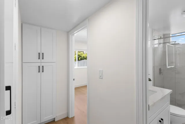a view of bathroom with shower