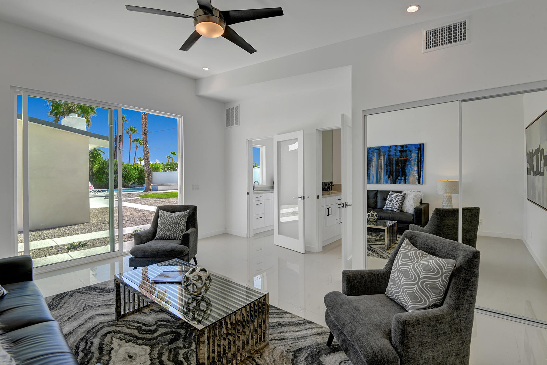 909 East Sunair Road Palm Springs, CA 92262 - Photo 21 of 39 CASITA LIVING ROOM OR BEDROOM 2 REVERSE