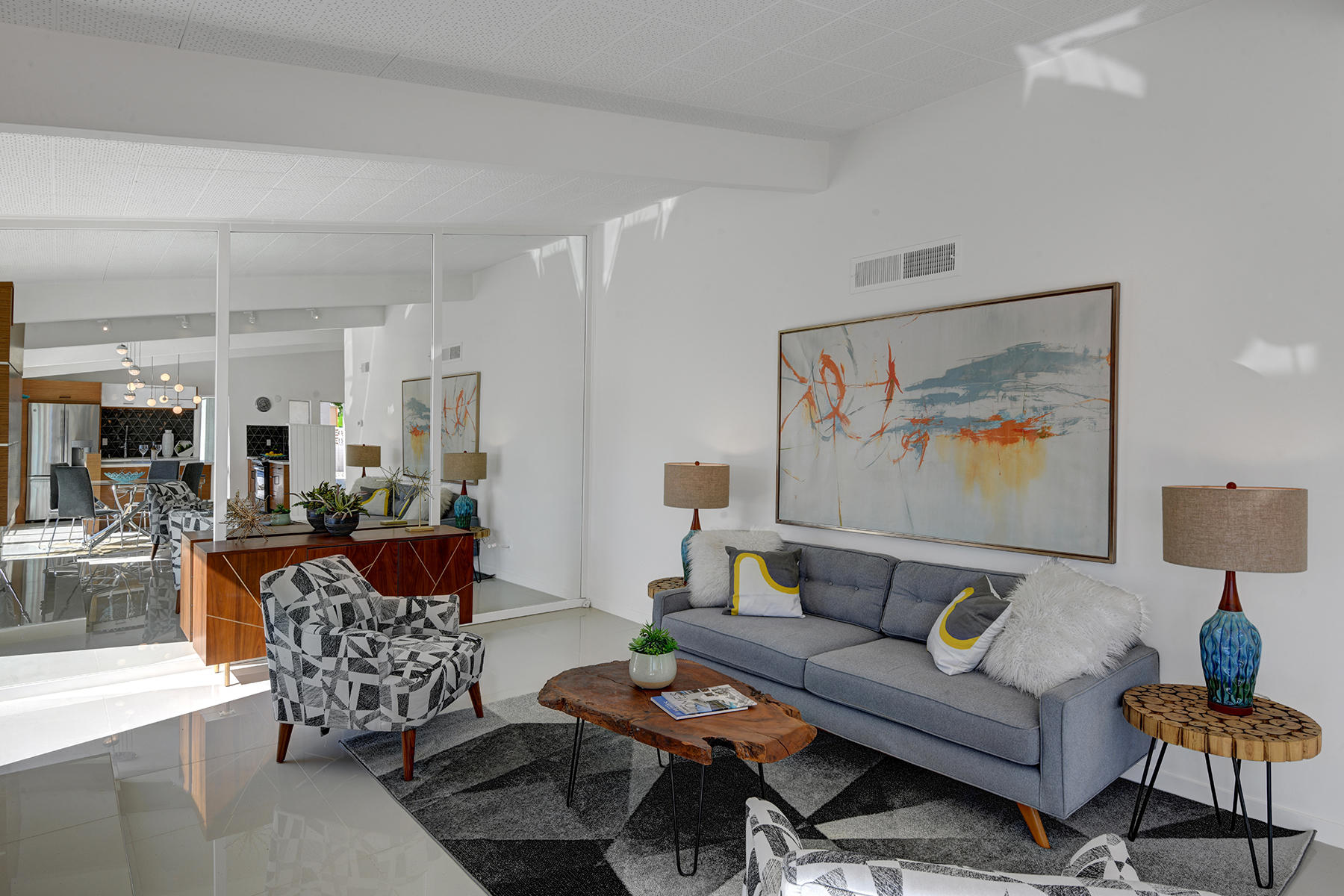 909 East Sunair Road Palm Springs, CA 92262 - Photo 7 of 39 LIVING ROOM REFLECTIONS MLS