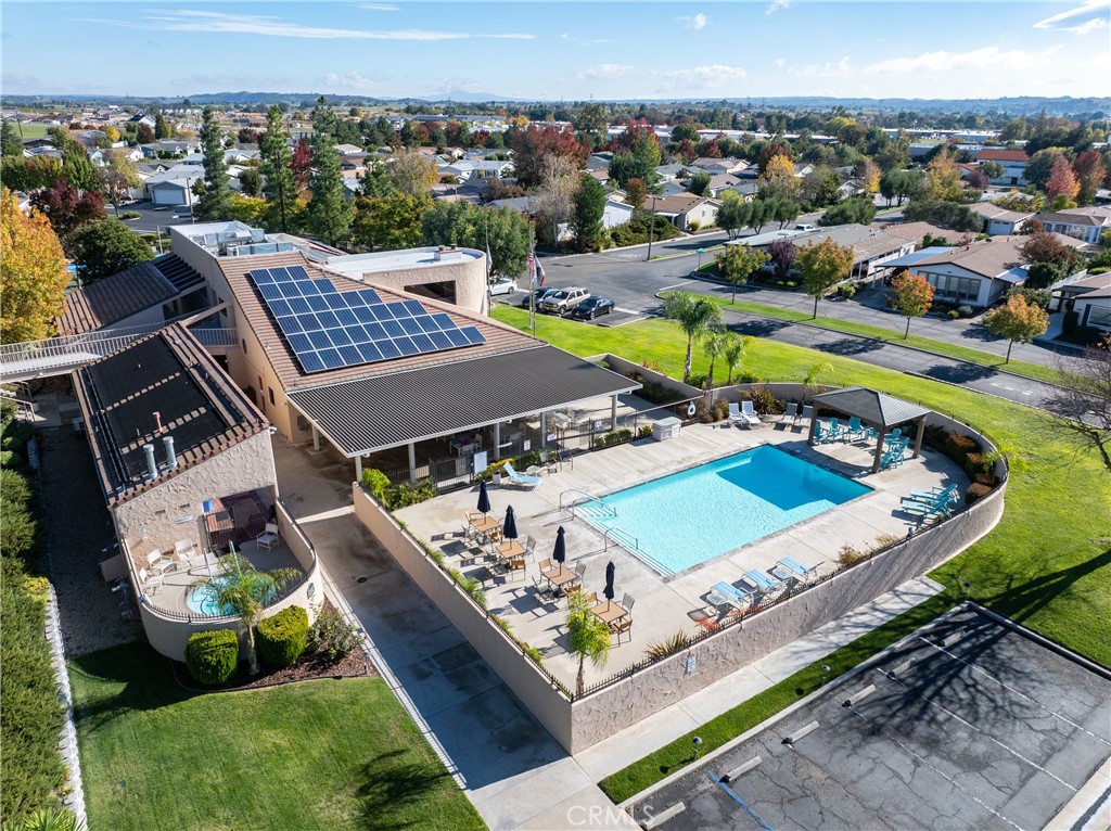 340 Nightingale Avenue Paso Robles, CA 93446 - Photo 8 of 41 an aerial view of a house with a garden