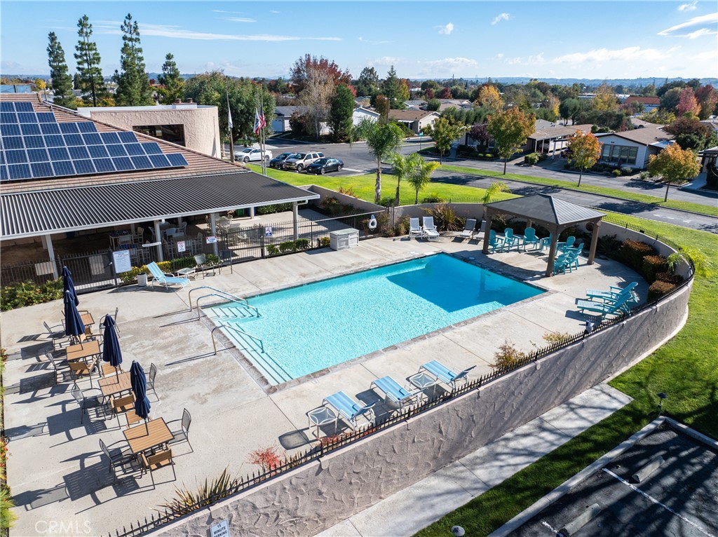 340 Nightingale Avenue Paso Robles, CA 93446 - Photo 9 of 41 a view of a swimming pool with an outdoor seating