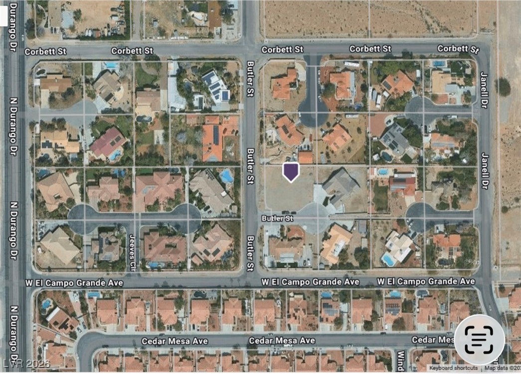 North Butler Street Las Vegas, NV 89149 - Photo 4 of 4 Aerial view of property's location