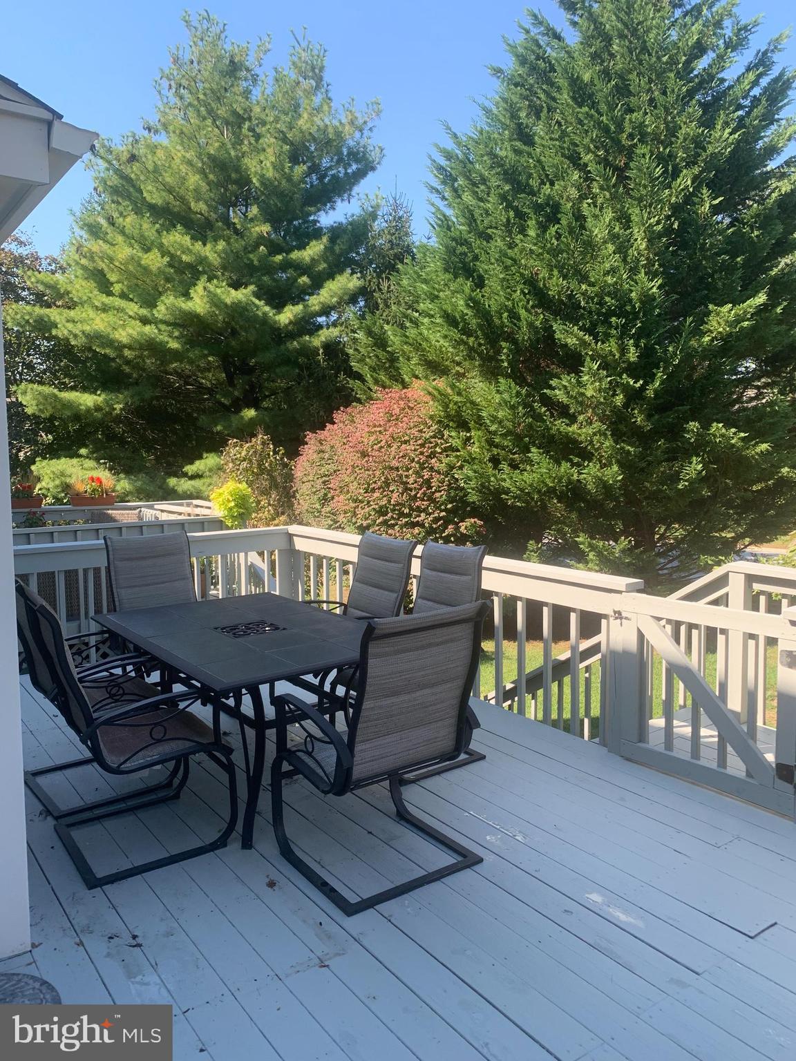 47 Harrison Road East West Chester, PA 19380 - Photo 20 of 22 Large Deck with Stairs to Lawn