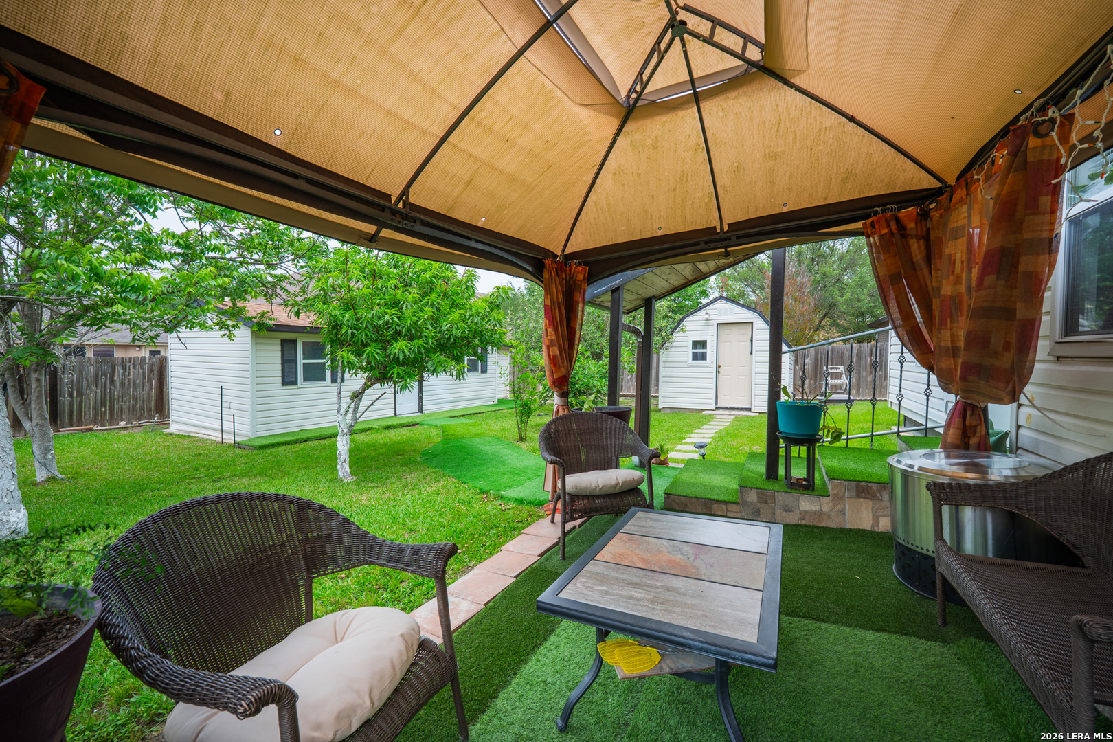 124 Springtree Grove Cibolo, TX 78108 - Photo 42 of 52 a view of outdoor space yard and patio