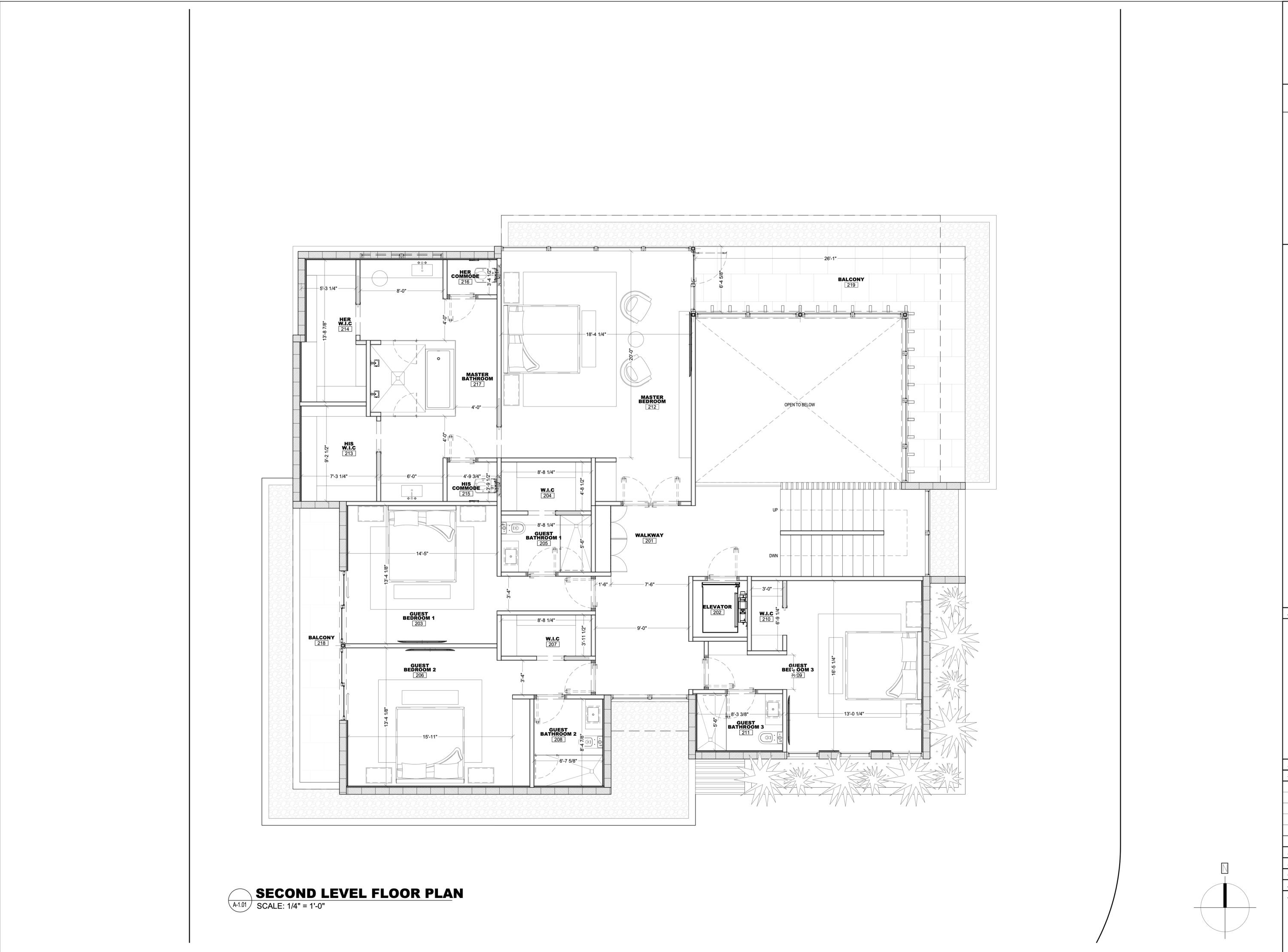 399 Northeast 7th Street Boca Raton, FL 33432 - Photo 21 of 22 Level 2 Floor Plan
