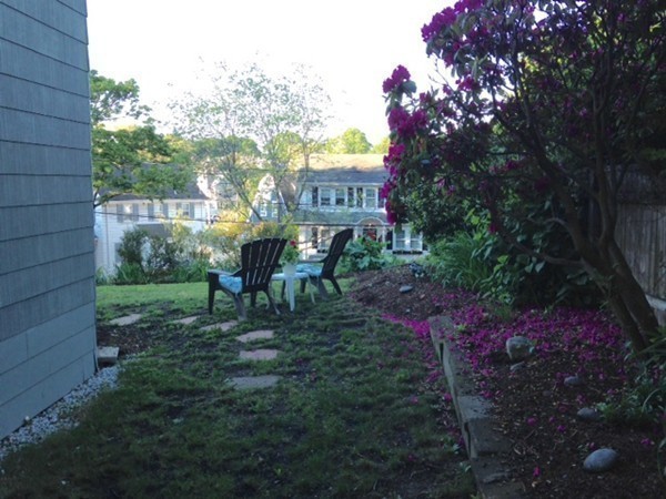 62 Edgehill Road Winthrop, MA 02152 - Photo 26 of 29 a view of a yard with plants and large trees