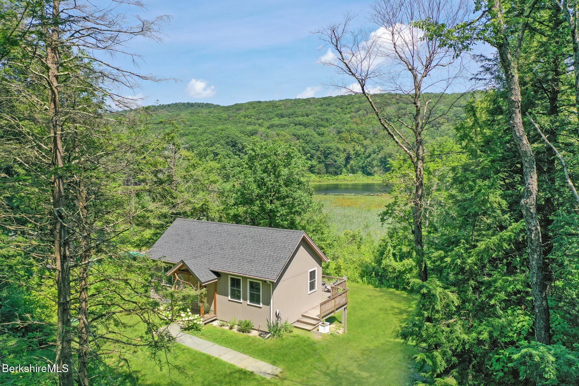 140 Beaver Dam Road Lee, MA 01238 - Photo 29 of 29 a aerial view of a house with garden