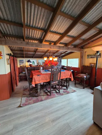 a area with furniture and a rug