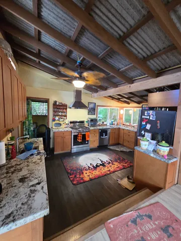 a room with storage and utility