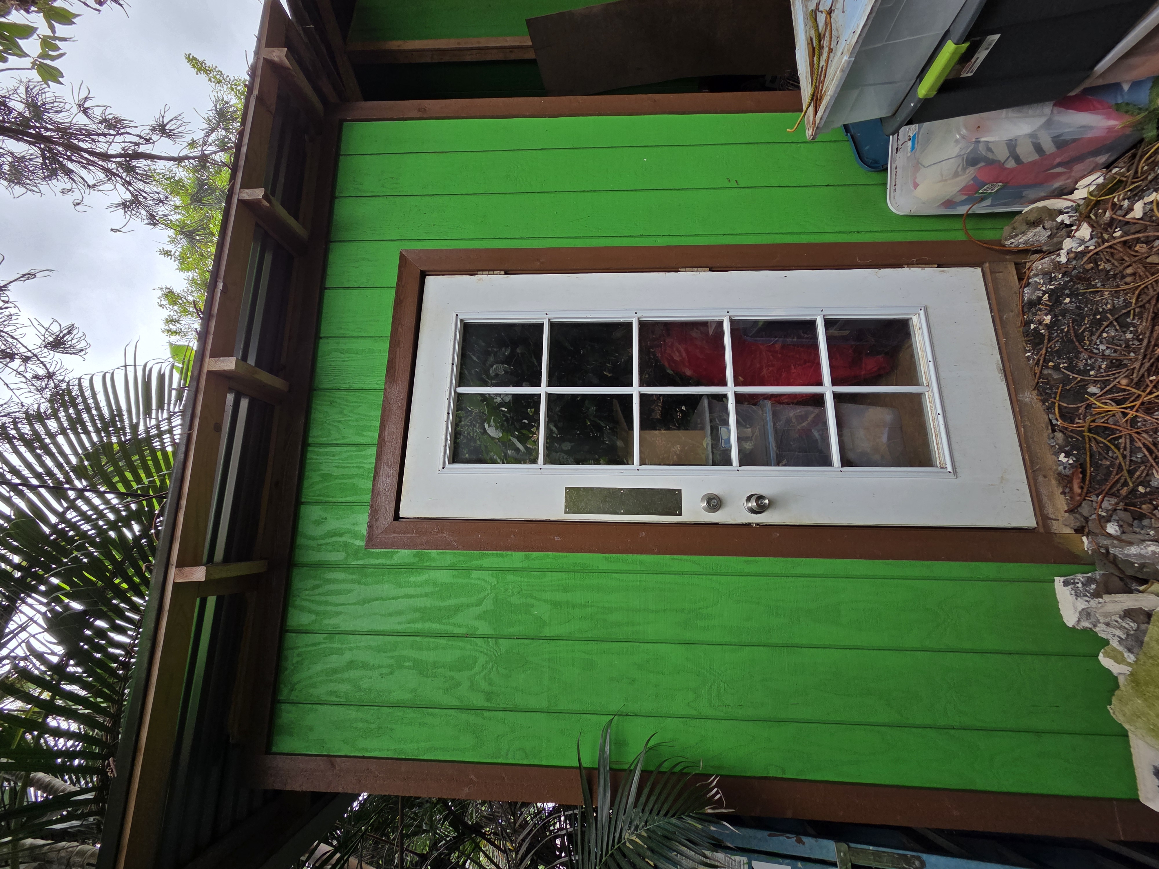 83-5782 Napoopoo Road Captain Cook, HI 96704 - Photo 24 of 30 a view of a backyard with a small cabin