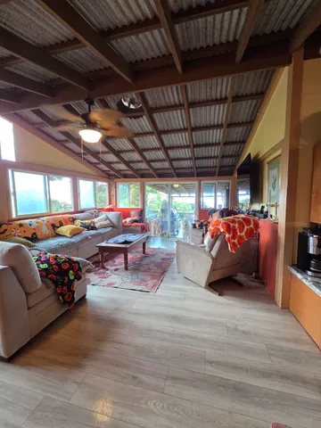 a area with furniture and a rug