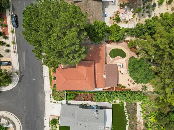 an aerial view of a city with lots of residential buildings
