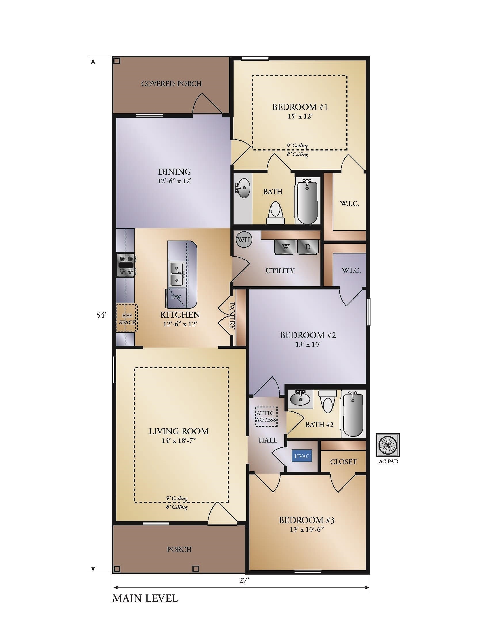 22045 8th Street Silverhill, AL 36576 - Photo 39 of 39 Home floor plan