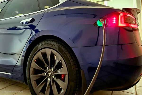 a close up of a red light