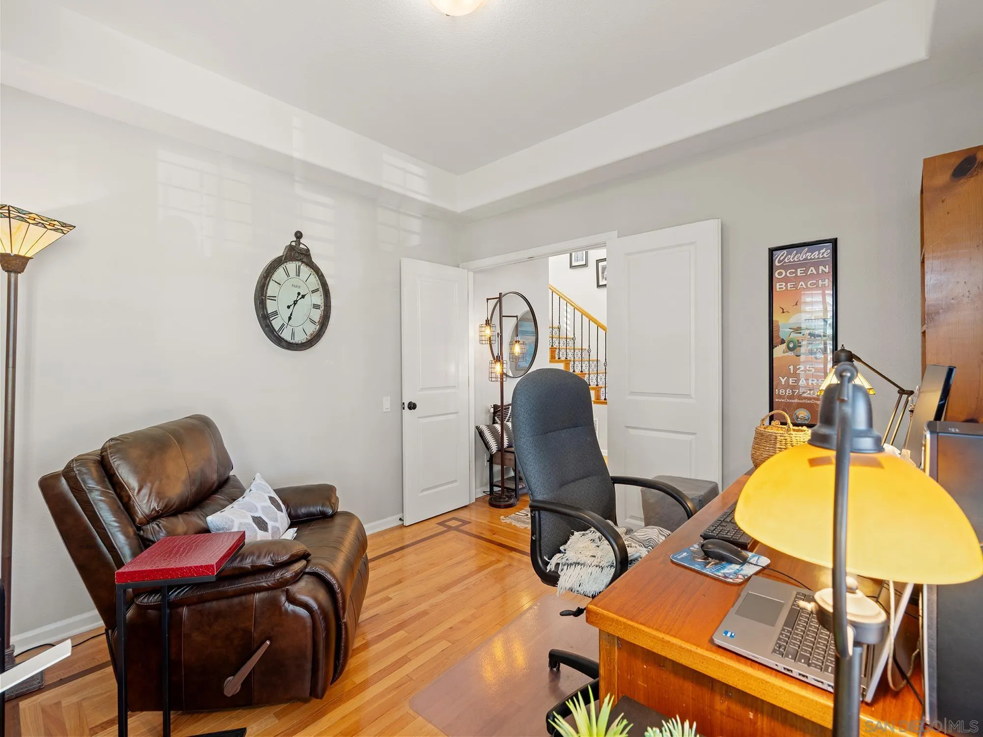 4385 Orchard Avenue San Diego, CA 92107 - Photo 18 of 55 a view of a workspace with furniture and a window