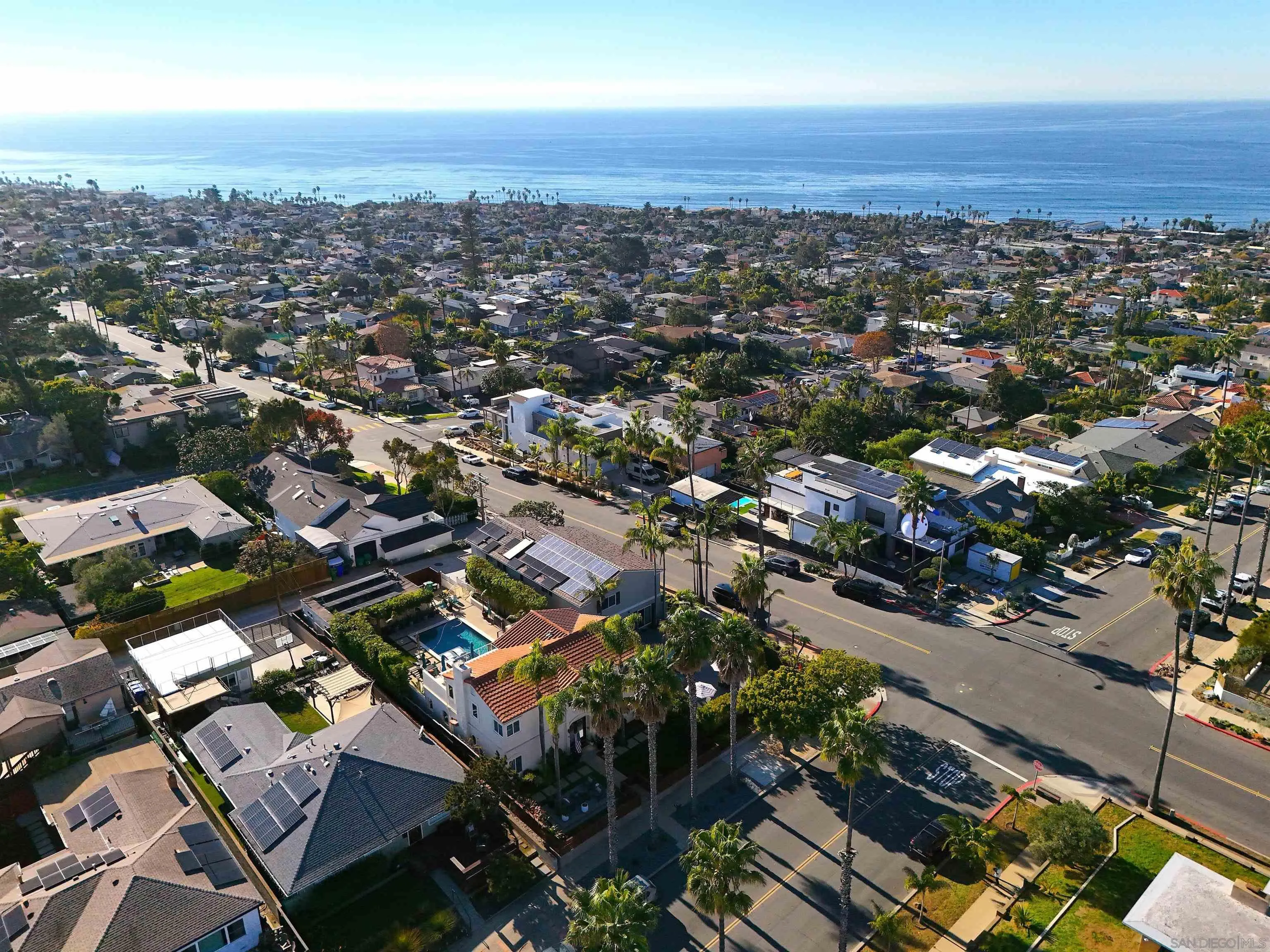 4385 Orchard Avenue San Diego, CA 92107 - Photo 48 of 55 an aerial view of a city with lots of residential buildings