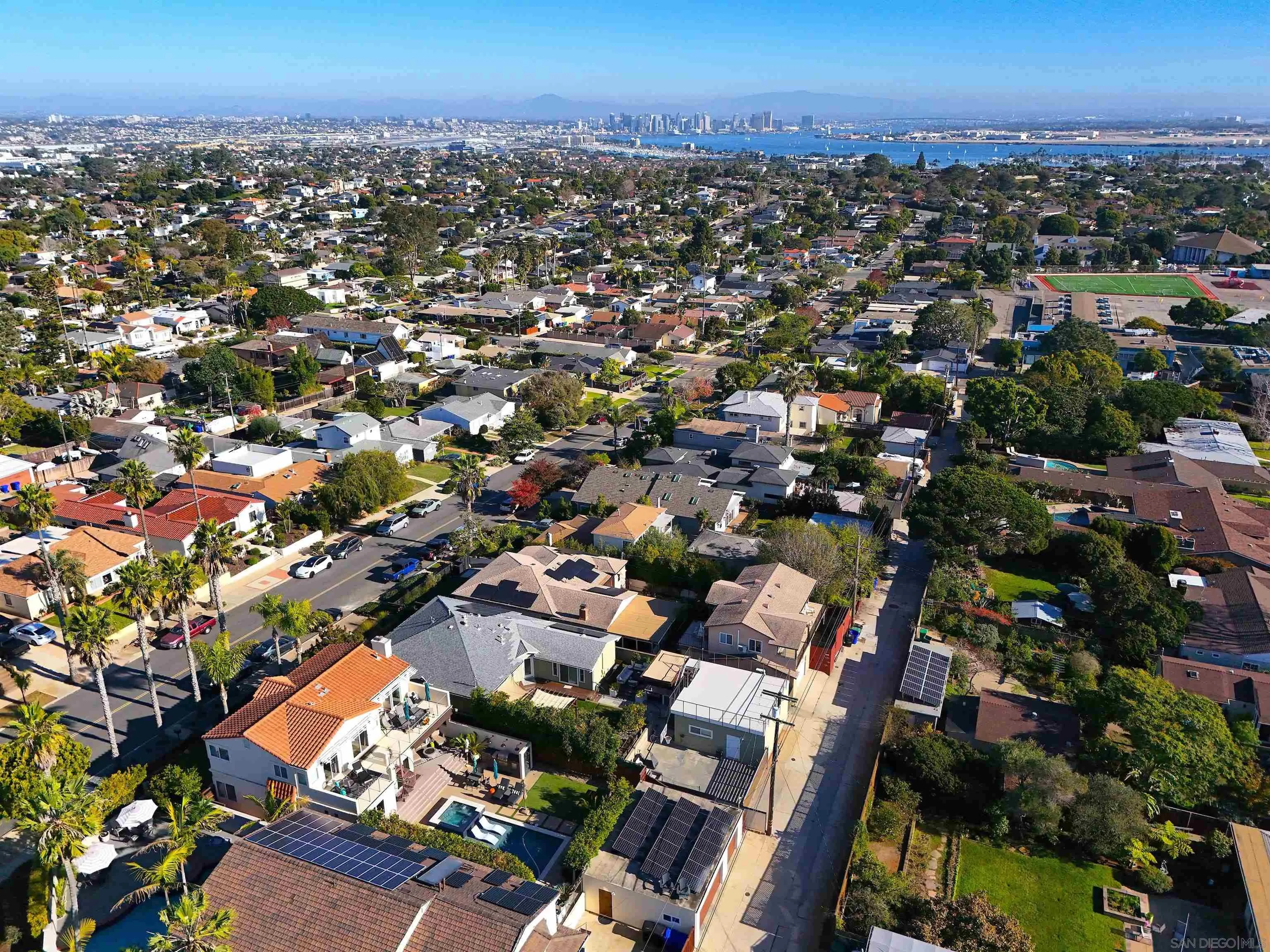 4385 Orchard Avenue San Diego, CA 92107 - Photo 49 of 55 an aerial view of a city with lots of residential buildings