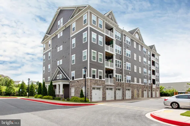 a front view of a building