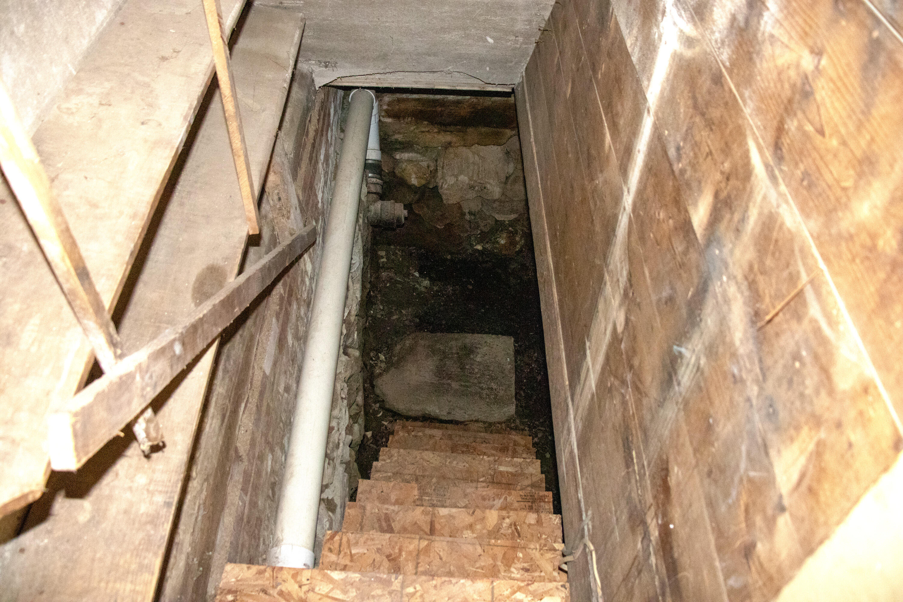 16 Gerry Road Sherman, ME 04776 - Photo 54 of 61 52 - Basement Stairs
