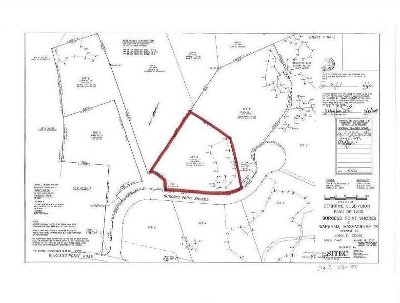 6 Burgess Point Road Wareham, MA 02571 - Photo 6 of 7 Plotplan 1