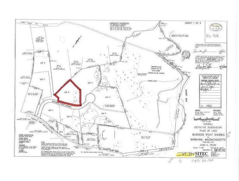 6 Burgess Point Road Wareham, MA 02571 - Photo 7 of 7 Plotplan 2