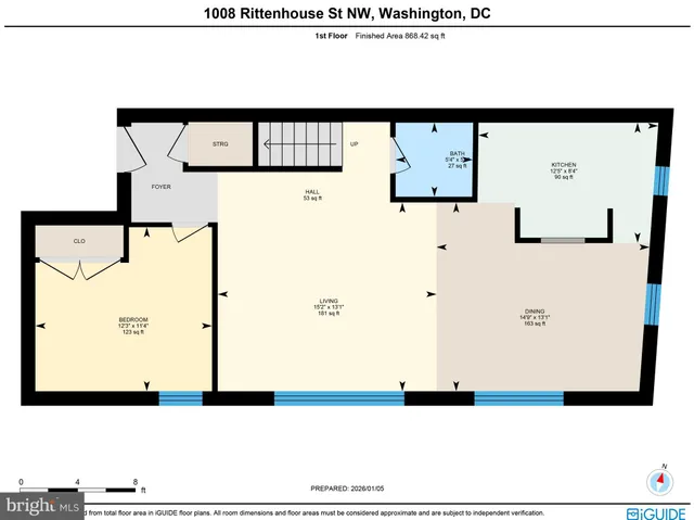 $4,500 | 1008 Rittenhouse Street Northwest, Unit 15, Washington, DC 20011