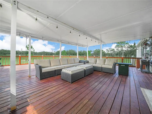 a view of a house with a deck