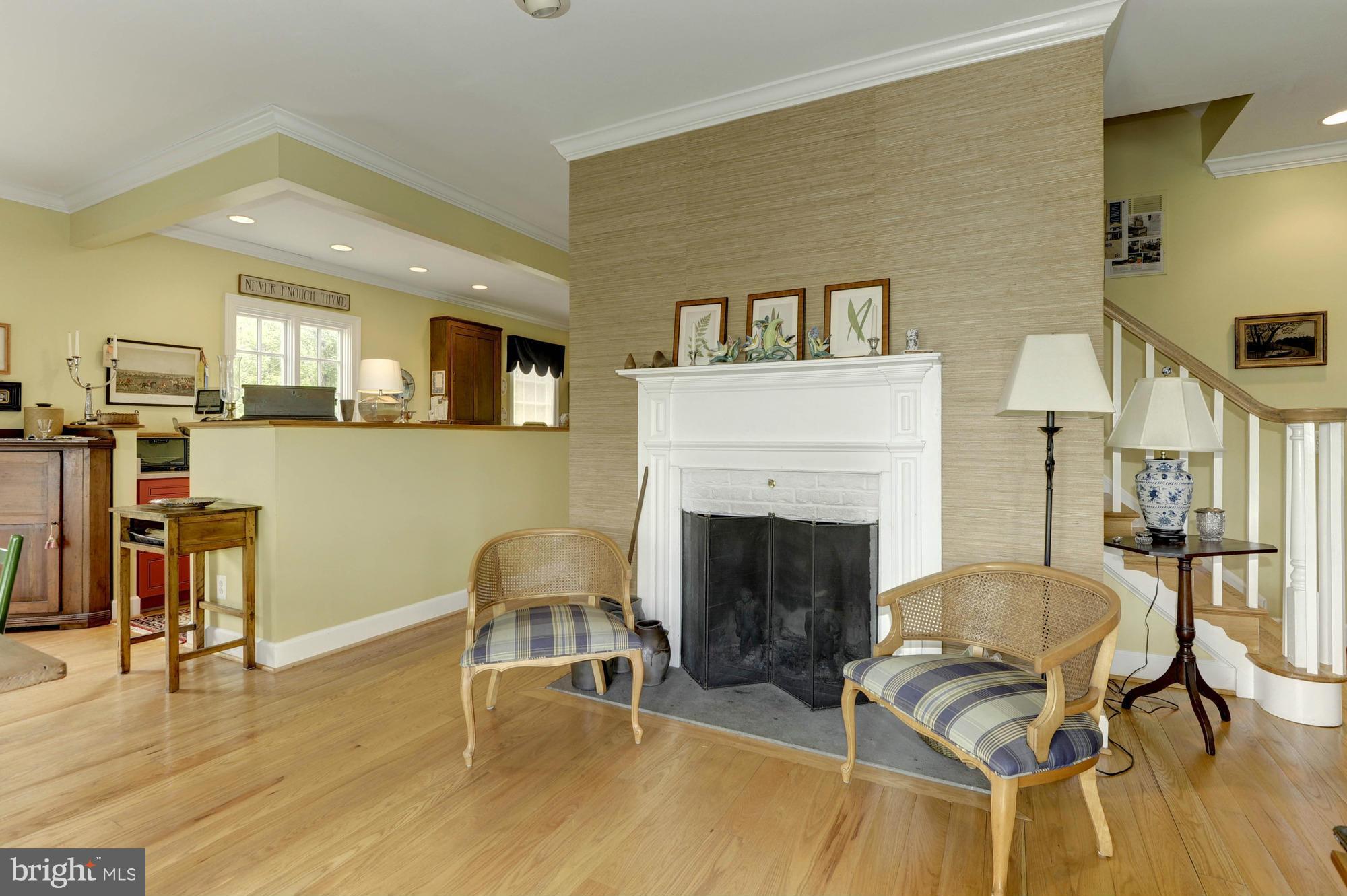 21286 Hibbs Bridge Road Middleburg, VA 20117 - Photo 6 of 30 Wood Burning Fireplace