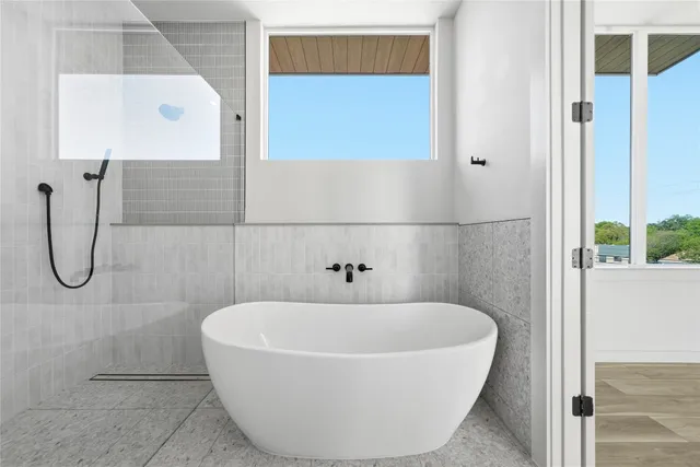 a view of a backyard of the house