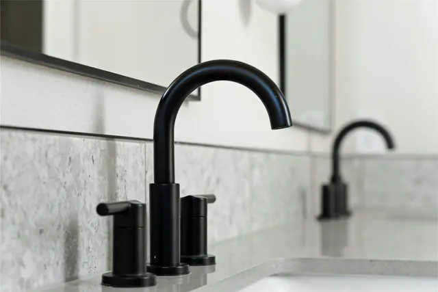 a close view of two statue