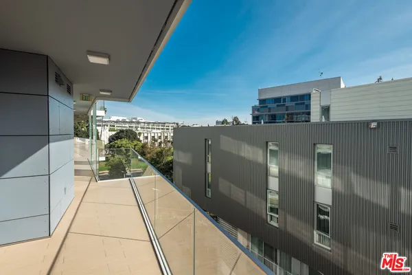 a view of a balcony