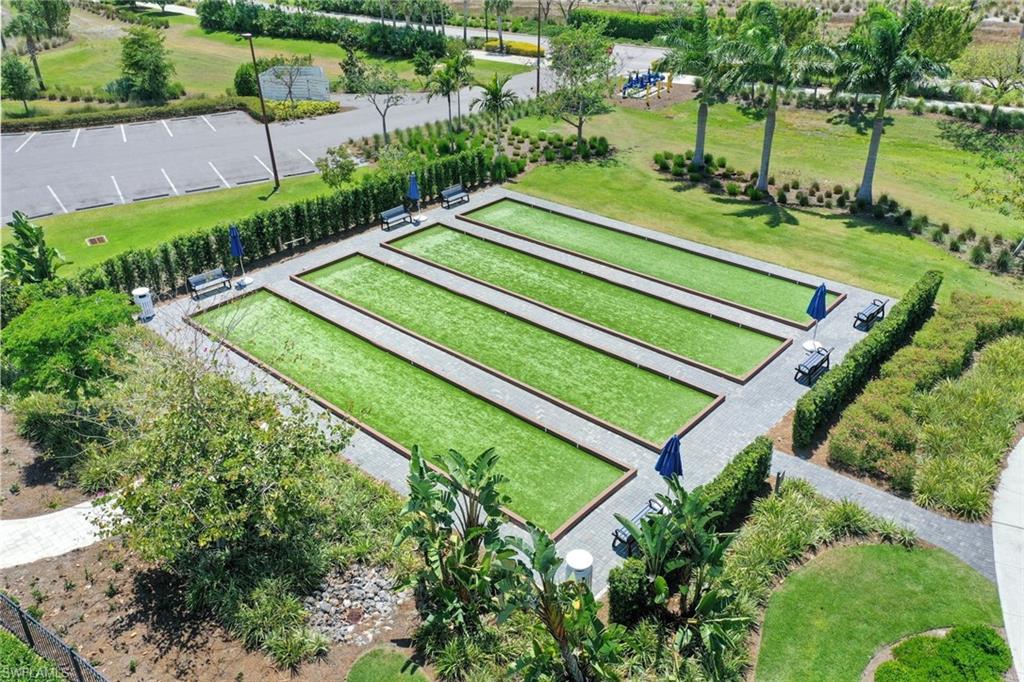 4905 Andros Drive Naples, FL 34113 - Photo 28 of 45 Aerial view of Bocce Courts