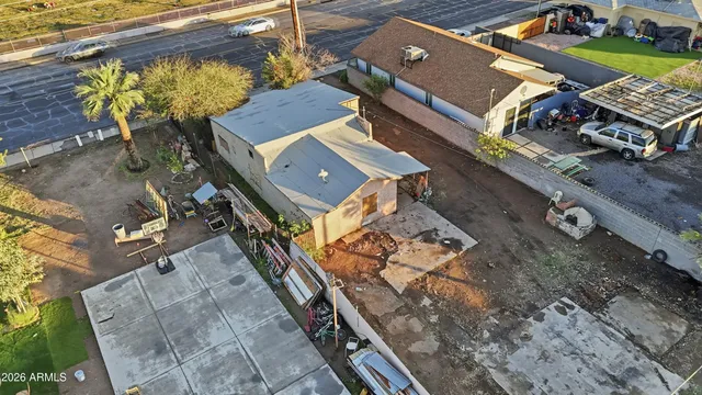 a view of a street in front of house