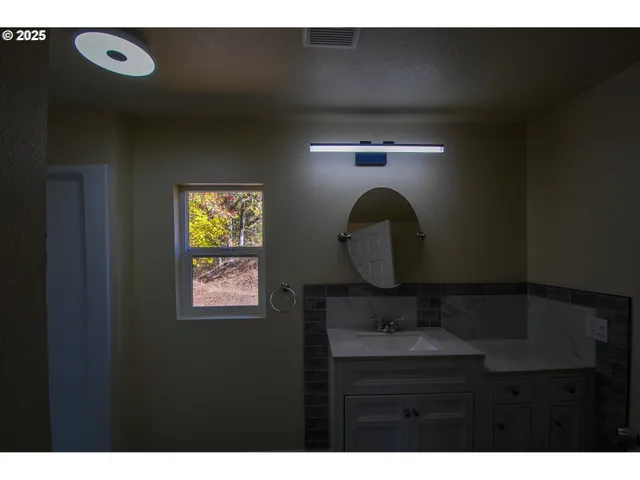 a view of an outdoor space and a yard