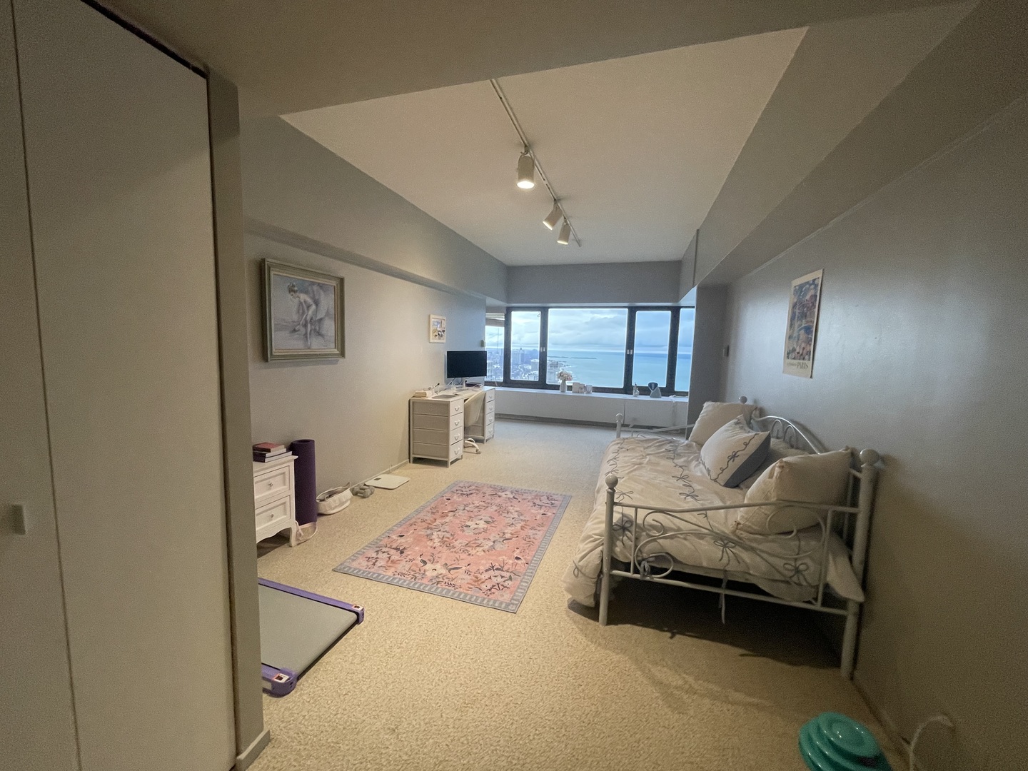 175 East Delaware Place, Unit 4503 Chicago, IL 60611 - Photo 21 of 26 a living room with furniture and a rug