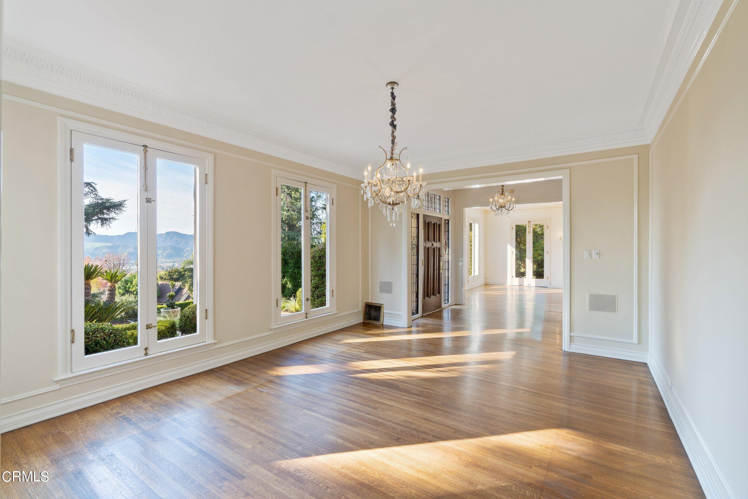625 Cumberland Road Glendale, CA 91202 - Photo 31 of 73 a view of interior space with wooden floor and large windows