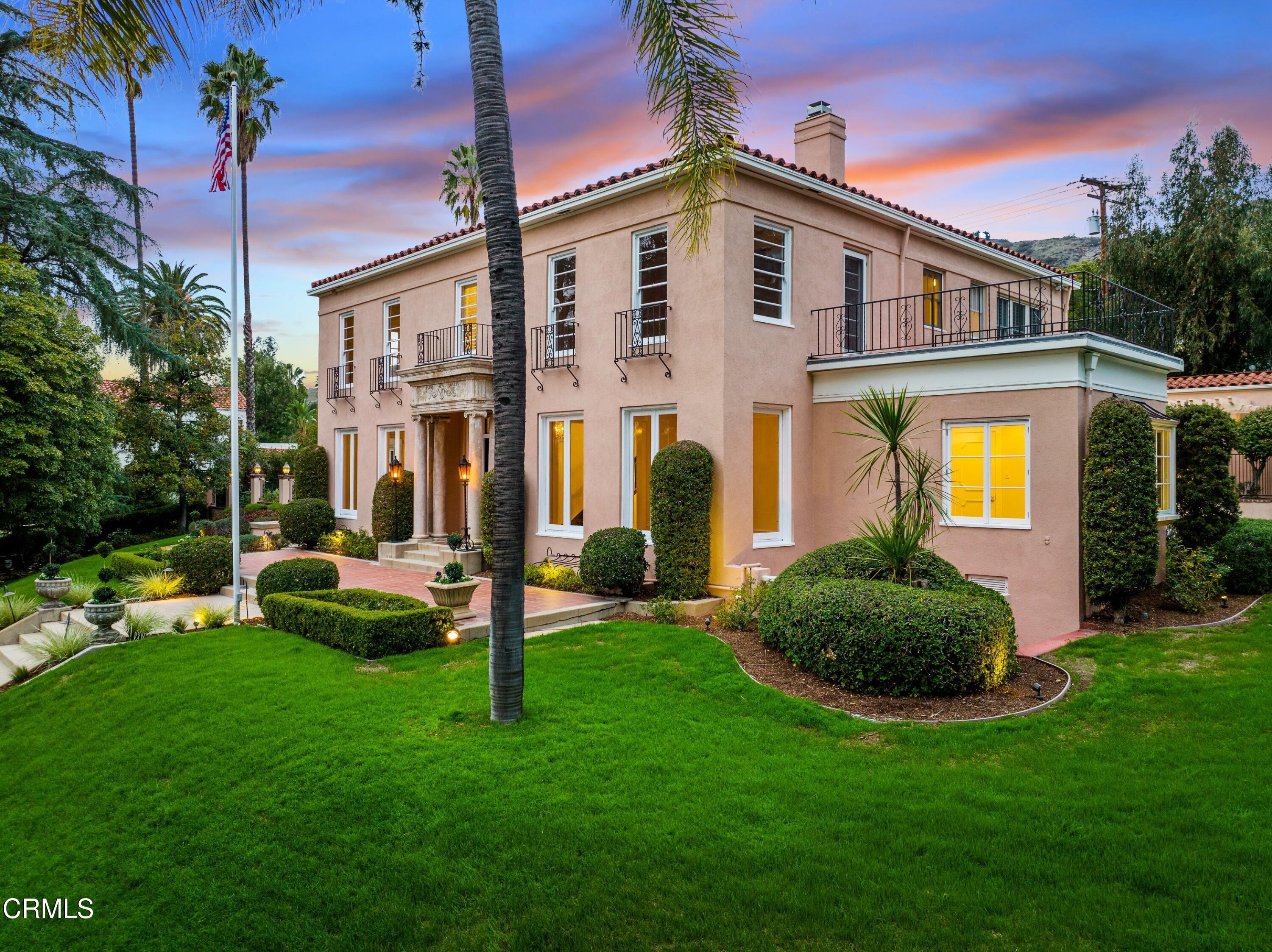 625 Cumberland Road Glendale, CA 91202 - Photo 56 of 73 a front view of a house with garden and porch