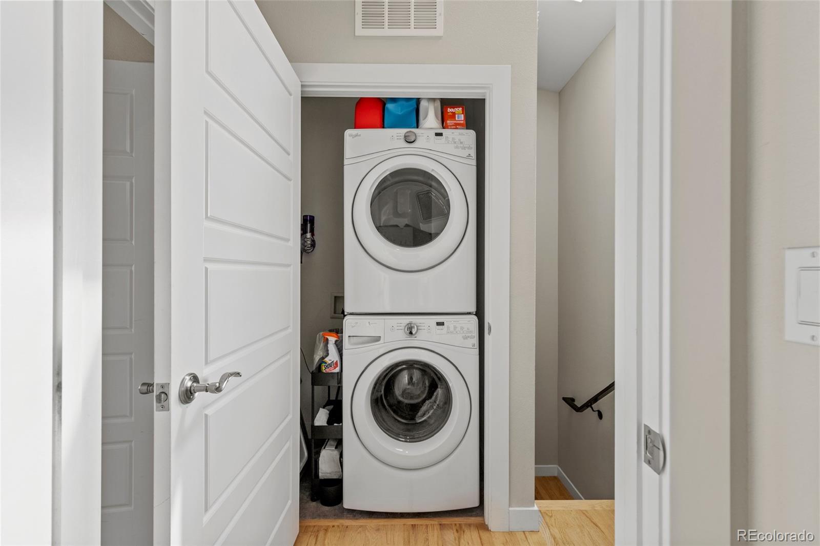 3553 South Emerson Street, Unit 2 Englewood, CO 80113 - Photo 12 of 31 a utility room with dryer and washer