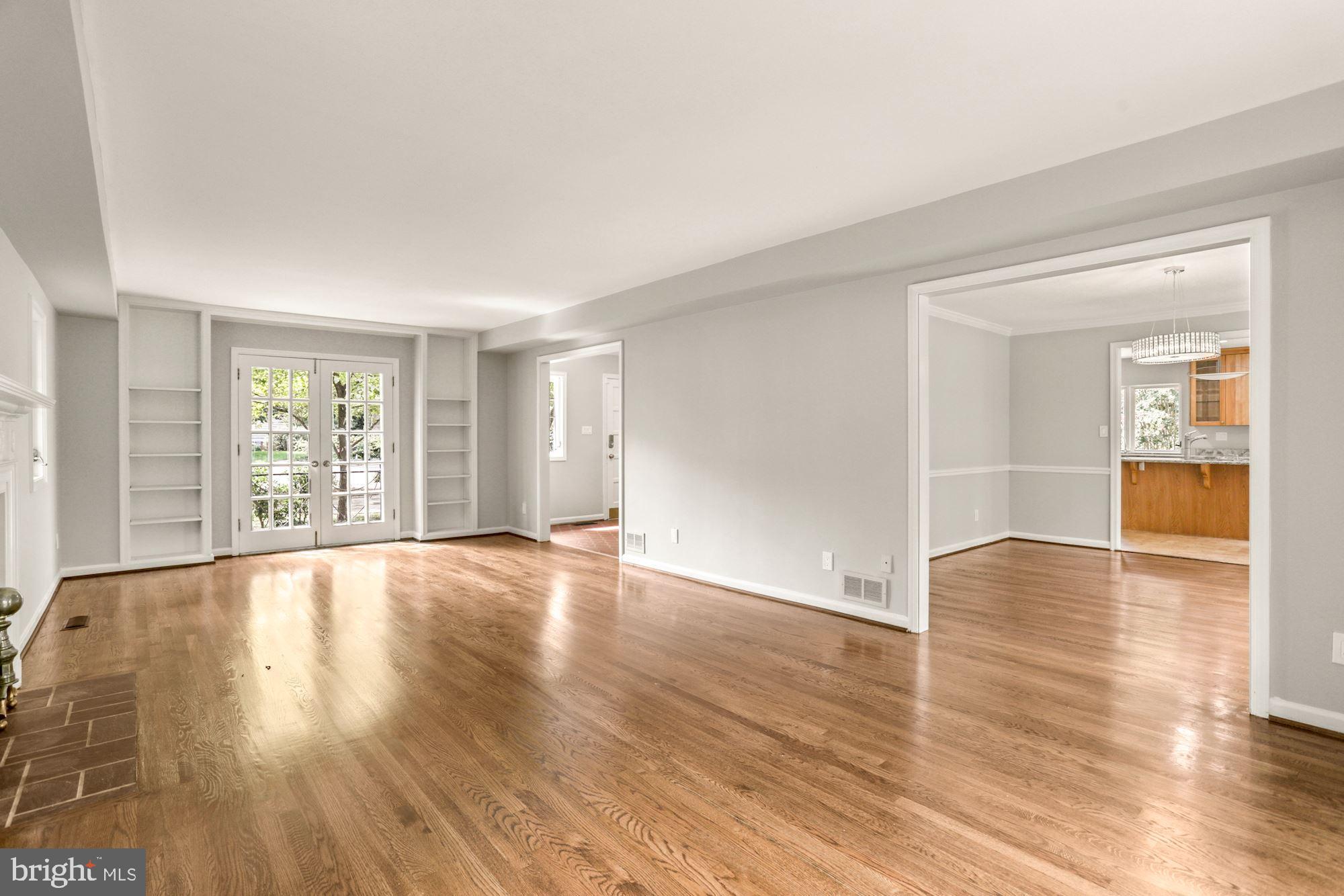 1011 Shipman Lane McLean, VA 22101 - Photo 10 of 43 Family room opens to the dinning room