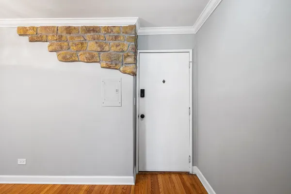 a view of walk in closet with window