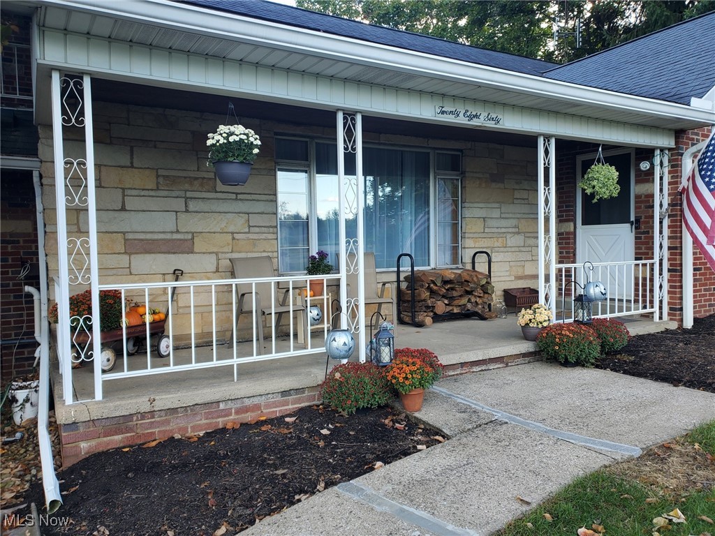 Enjoy the fall decor on the front porch